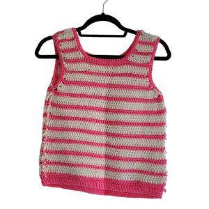 Grandma Core Sweater Vest Vintage Handmade